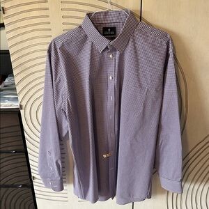 Brooks Brothers Gingham Purple Shirt